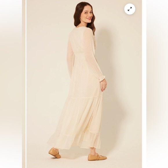 Patrons of Peace Altura Cream Long Sleeve boho Dress size small. - Picture 13 of 13